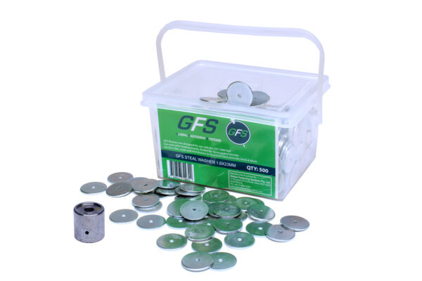 GFS Magnetic Washers for GFS1000 Trak Concrete & Steel Nail Gun - 500qty